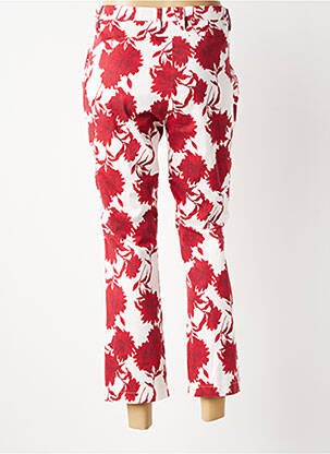 Pantalon 7/8 stretch taille normale rouge GARDEUR femme