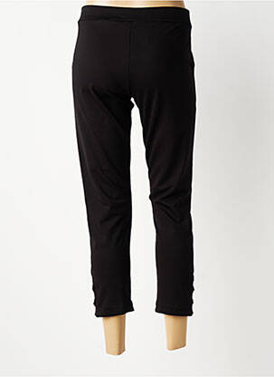 Pantalon 7/8 stretch taille normale noir DOLCEZZA femme