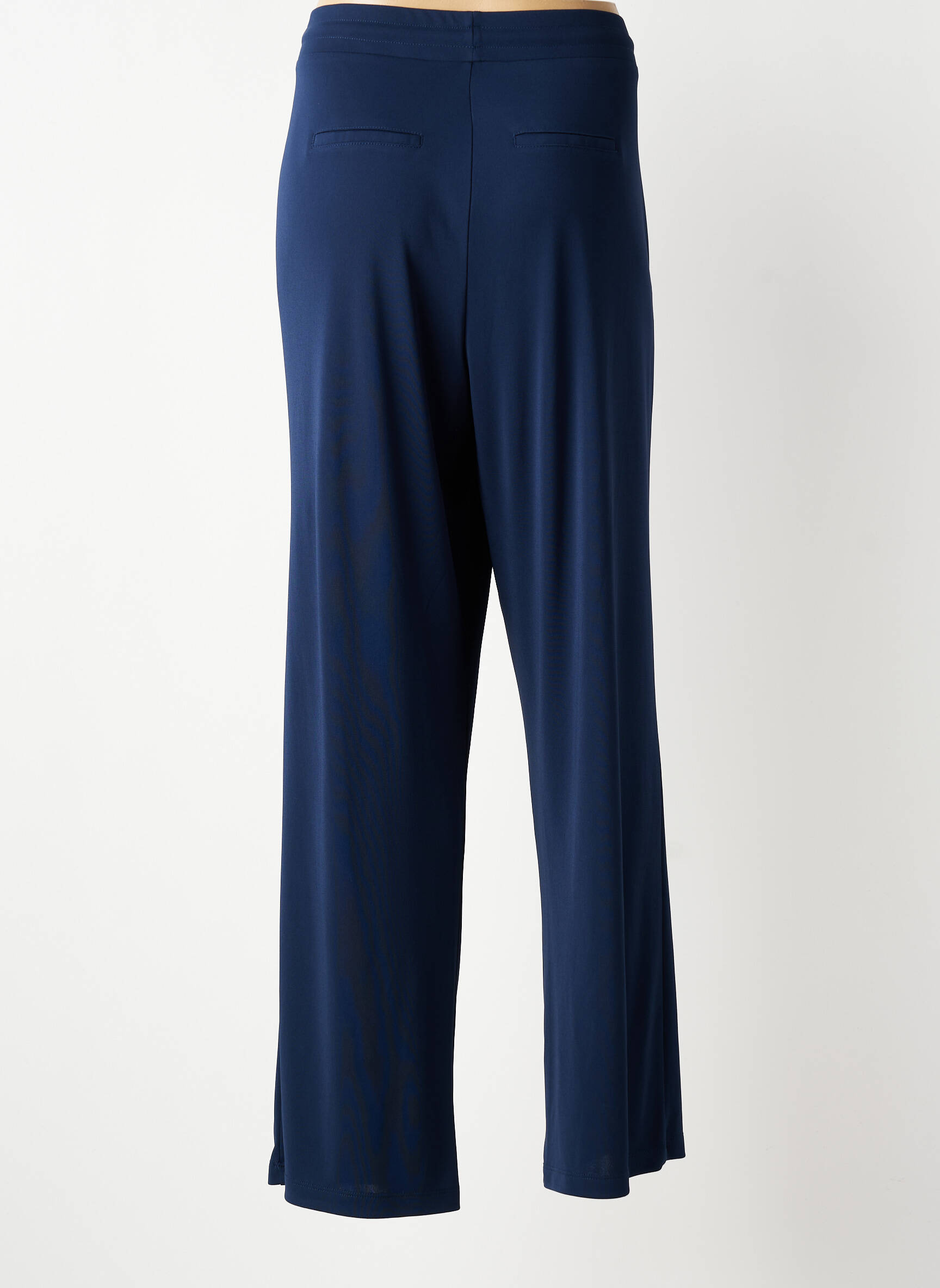 Pantalon droit stretch bleu ANANKE femme
