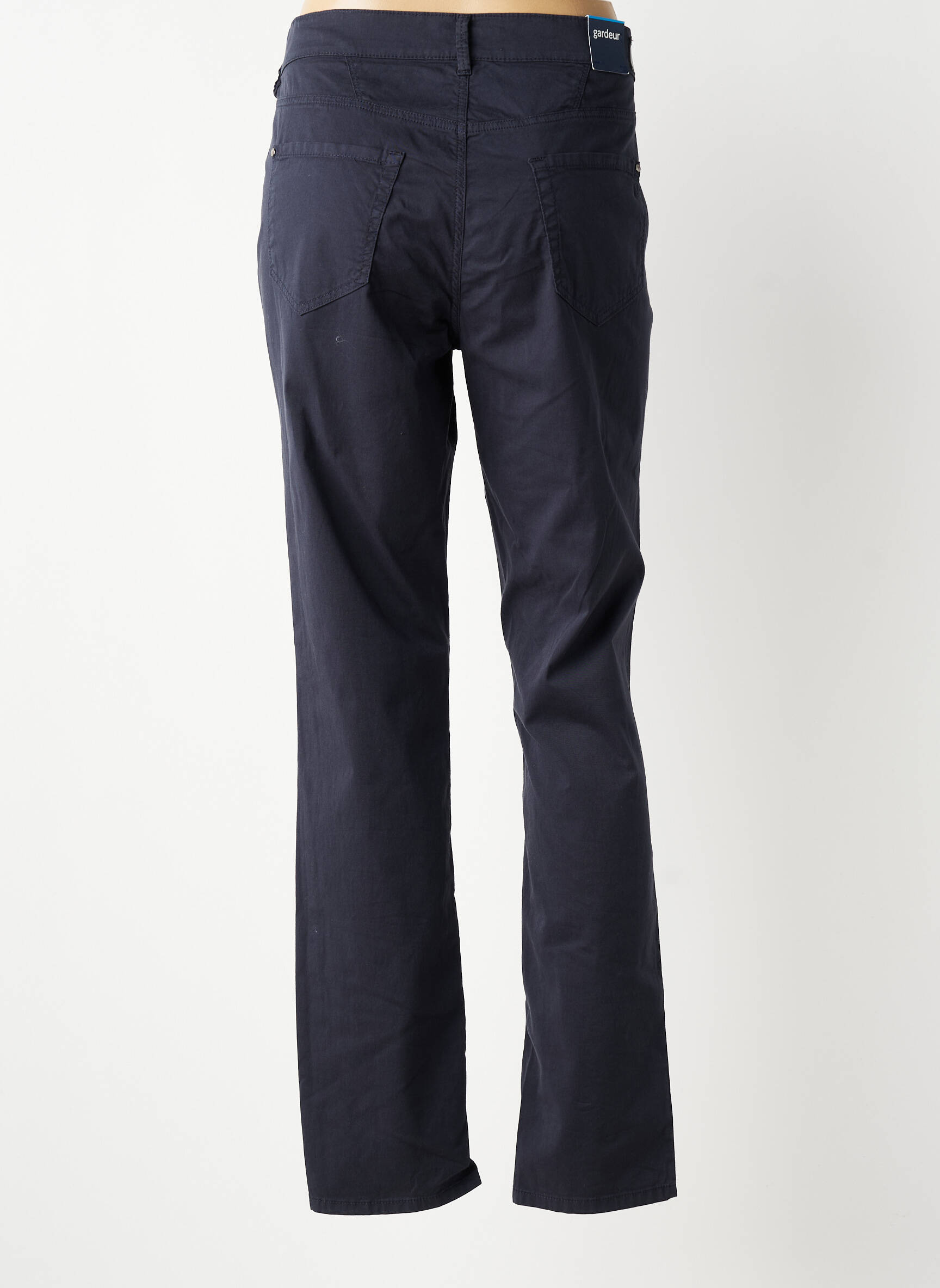 Pantalon droit stretch taille normale bleu GARDEUR femme