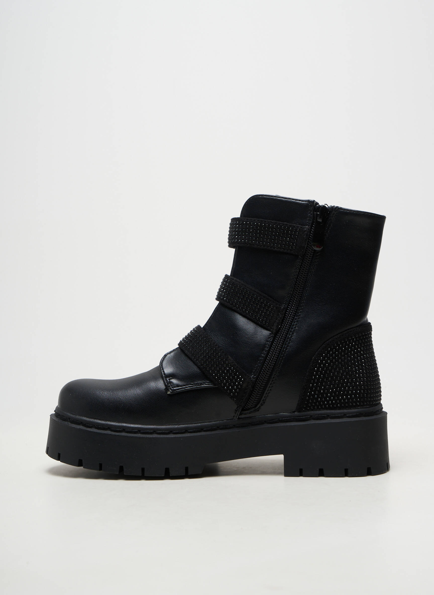 Bottines/boots bout rond talon de 4 à 6cm noir BESTELLE femme