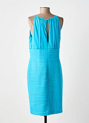 Robe mi-longue sans manche sans manche bleu PAUL BRIAL femme