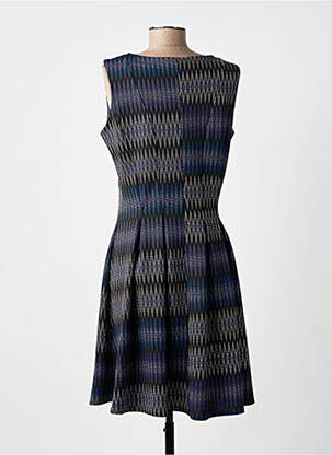 Robe mi-longue sans manche sans manche bleu FILLE A SUIVRE femme