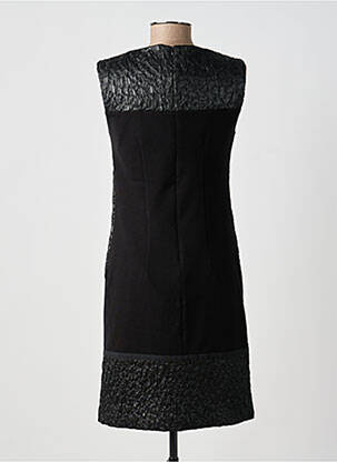 Robe mi-longue sans manche sans manche noir PAUL BRIAL femme