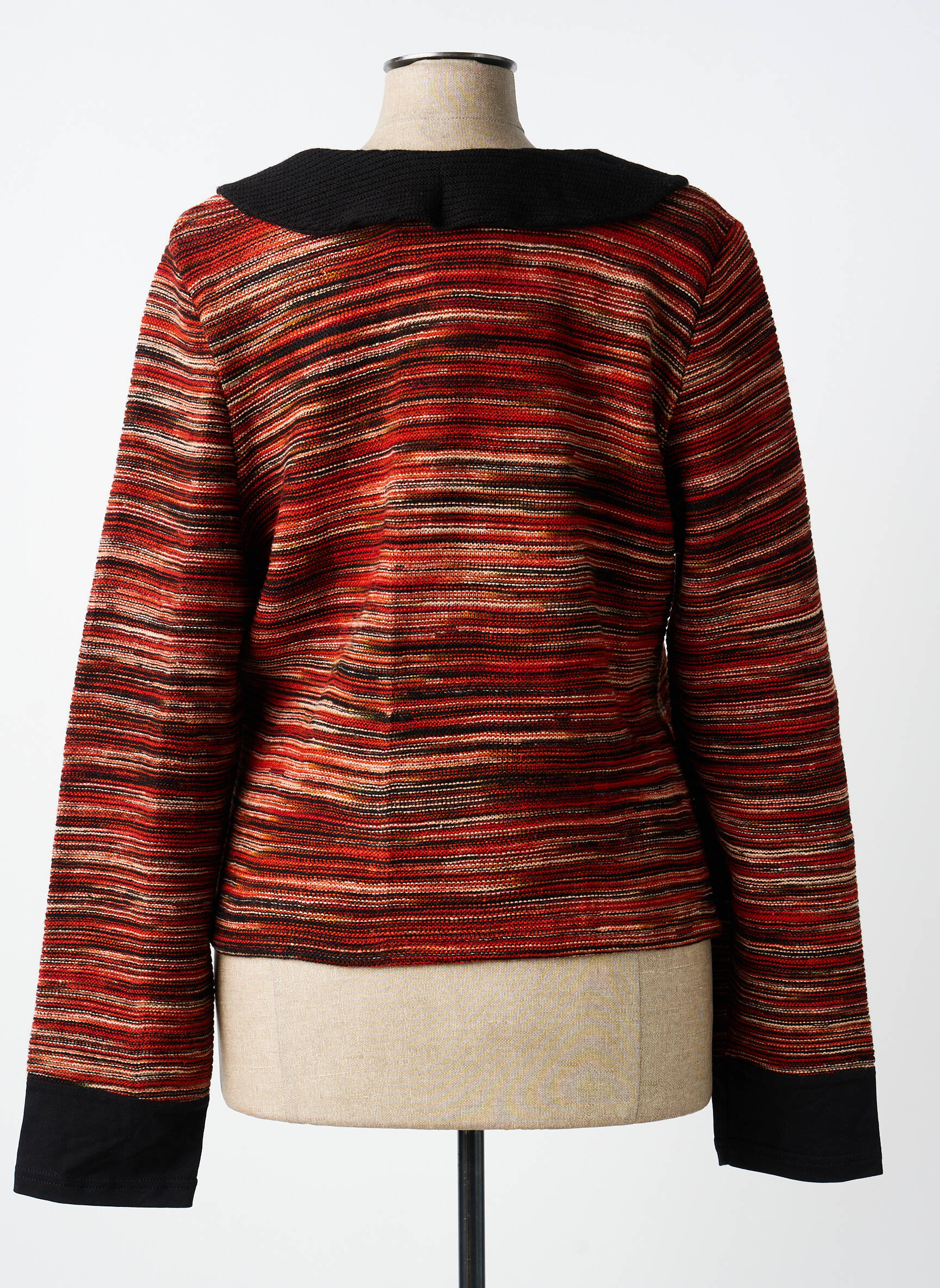 Gilet manches longues stretch orange ALICE ET BARNABE femme