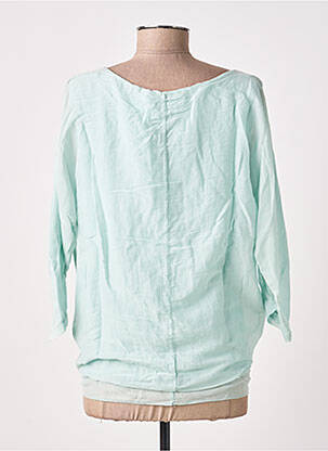 Top col rond manches longues vert POUSSIERE D'ETOLE femme