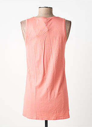 Débardeur stretch sans manche rose LAUREN VIDAL femme