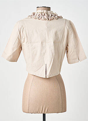 Boléro manches courtes beige ALICE ET BARNABE femme