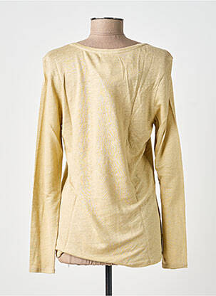 Top stretch manches longues beige FLEUR DE SEL femme