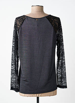 Top stretch manches longues noir JUS D'ORANGE femme