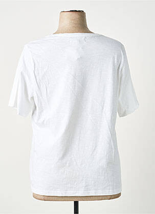 T-shirt stretch manches courtes blanc TELMAIL femme
