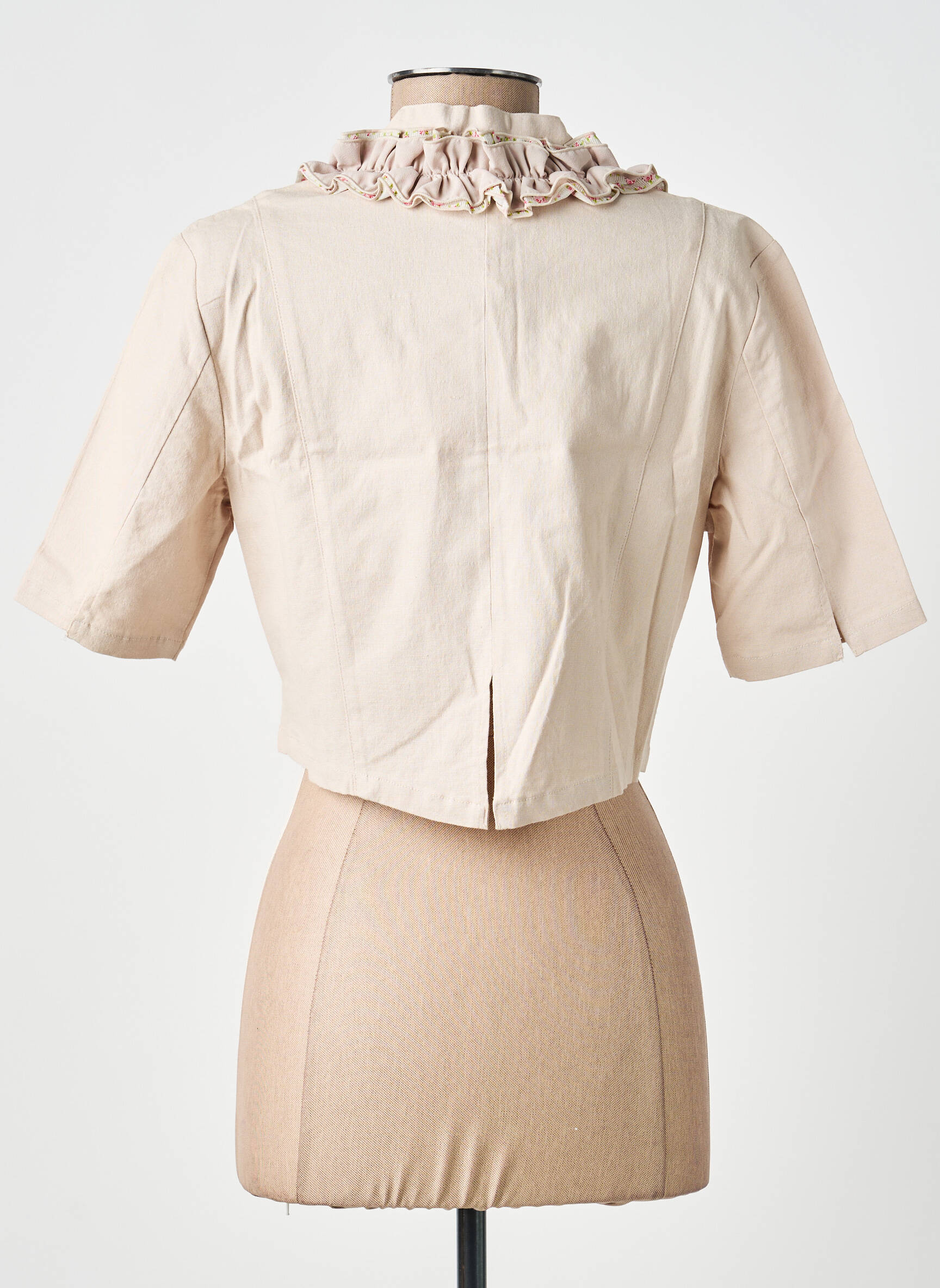 Boléro manches courtes beige ALICE ET BARNABE femme