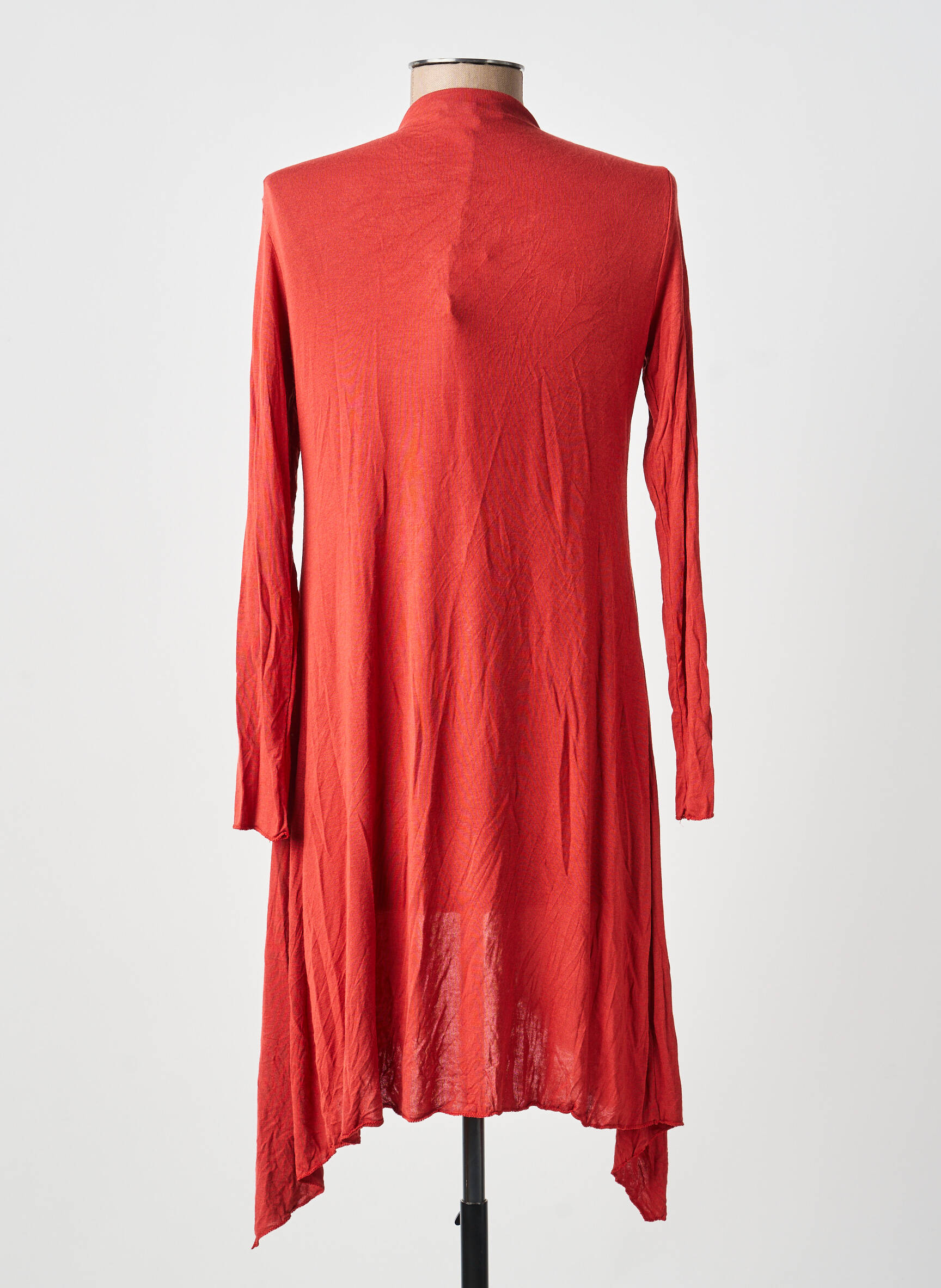 Veste casual manches longues rouge BE FUN femme