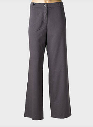 Pantalon droit stretch taille normale gris PAUL BRIAL femme