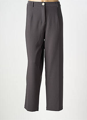 Pantalon droit stretch taille normale gris ALL BEAUTIFUL femme