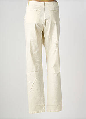 Pantalon droit stretch taille normale beige POUSSIERE D'ETOLE femme