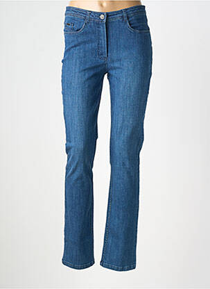 Jeans coupe slim stretch taille normale bleu FELINO femme