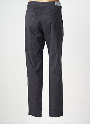 Pantalon droit stretch taille normale noir ANDAMIO femme