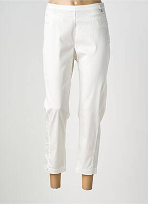 Pantalon 7/8 stretch taille normale blanc MADO ET LES AUTRES femme