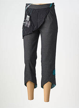 Pantacourt coupe droite taille normale noir ALL BEAUTIFUL femme