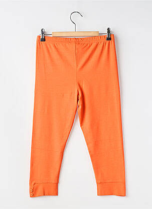 Corsaire stretch taille normale orange LAUREN VIDAL femme
