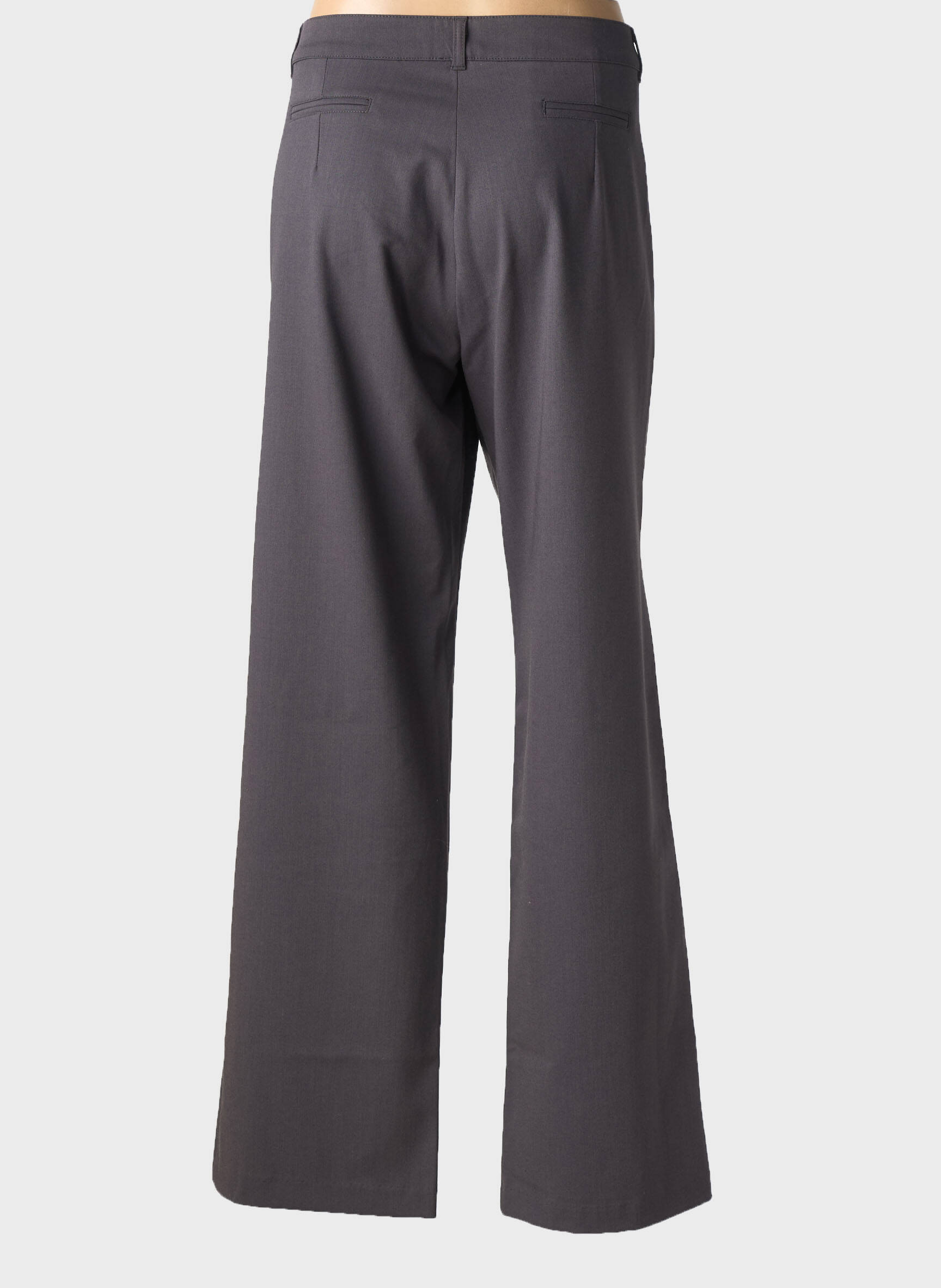 Pantalon droit stretch taille normale gris PAUL BRIAL femme