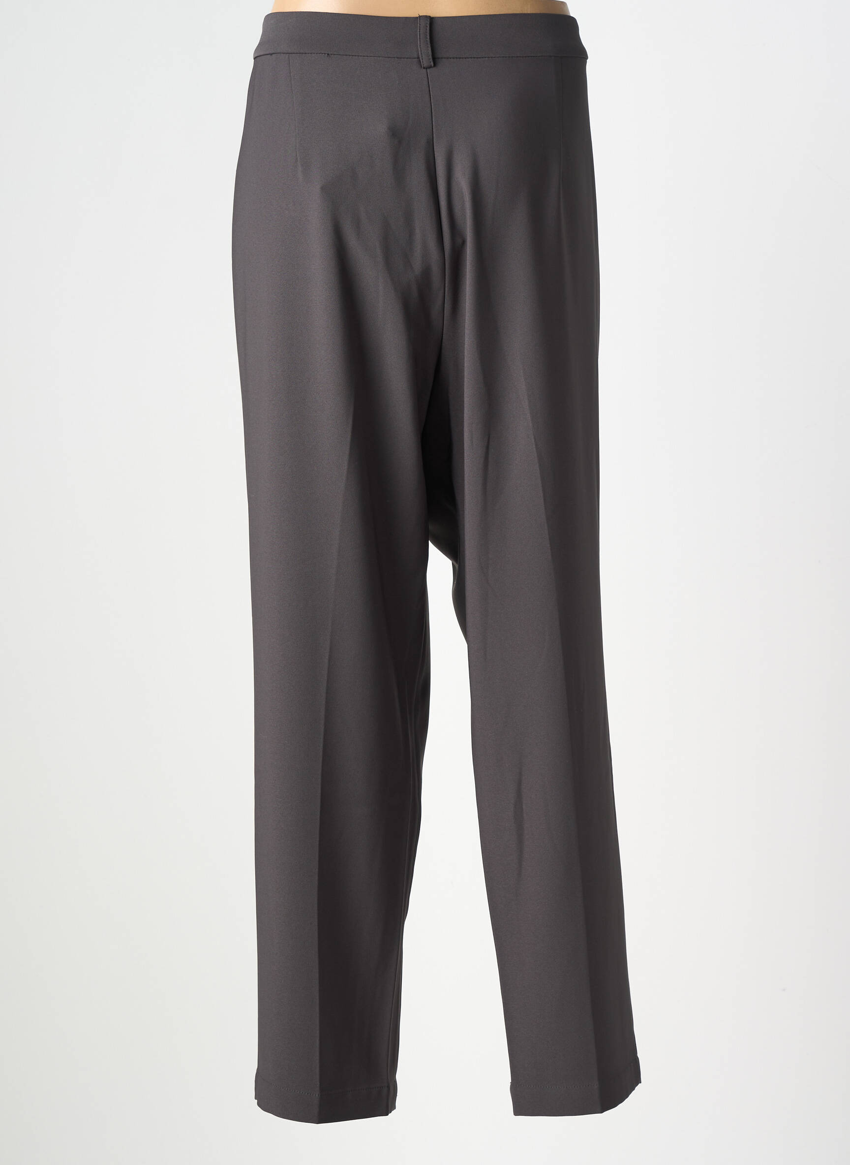 Pantalon droit stretch taille normale gris ALL BEAUTIFUL femme