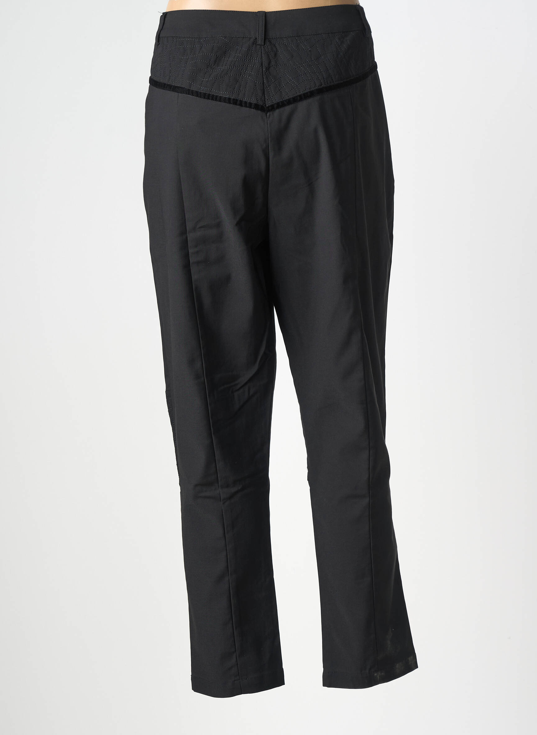 Pantalon droit stretch taille normale noir ALL BEAUTIFUL femme