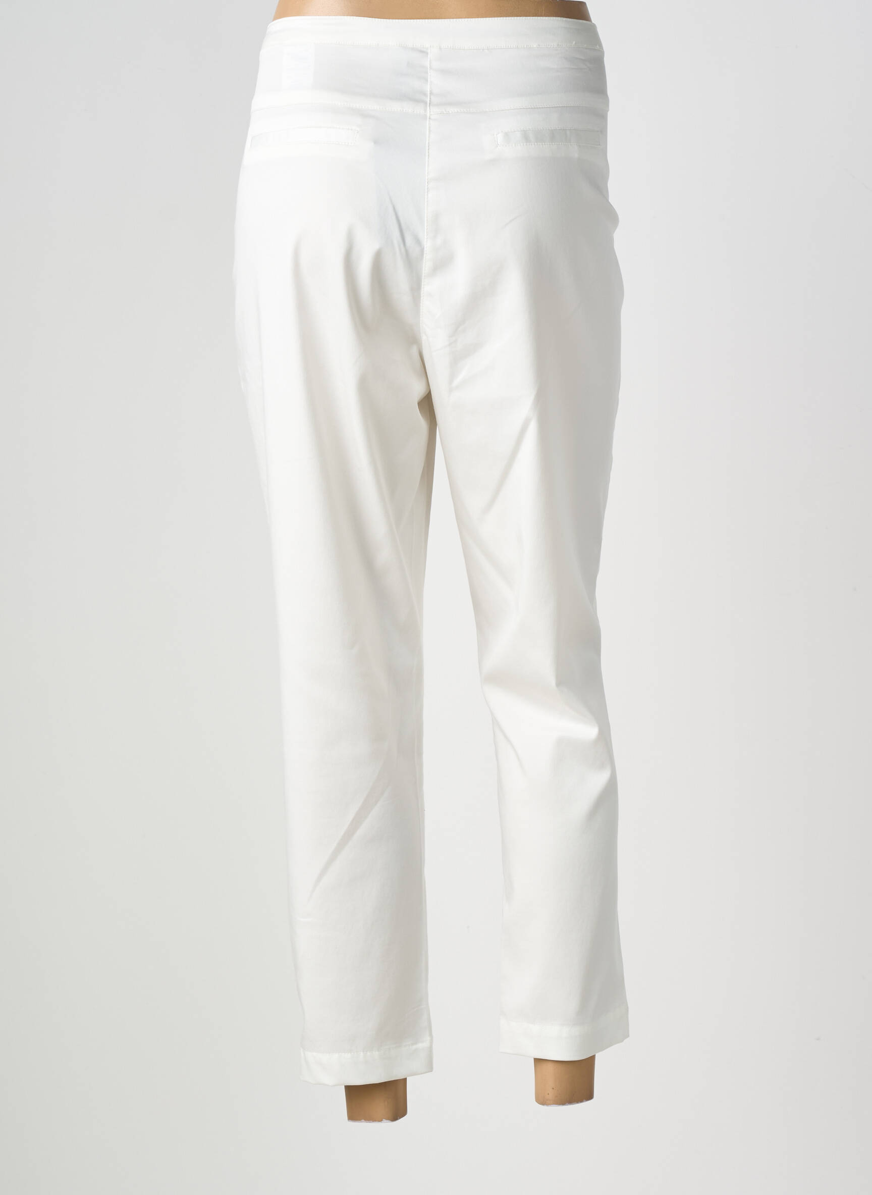 Pantalon 7/8 stretch taille normale blanc MADO ET LES AUTRES femme