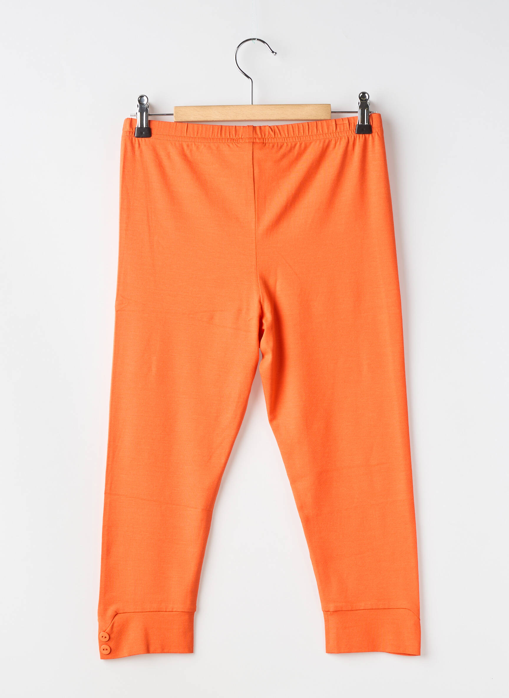 Corsaire stretch taille normale orange LAUREN VIDAL femme