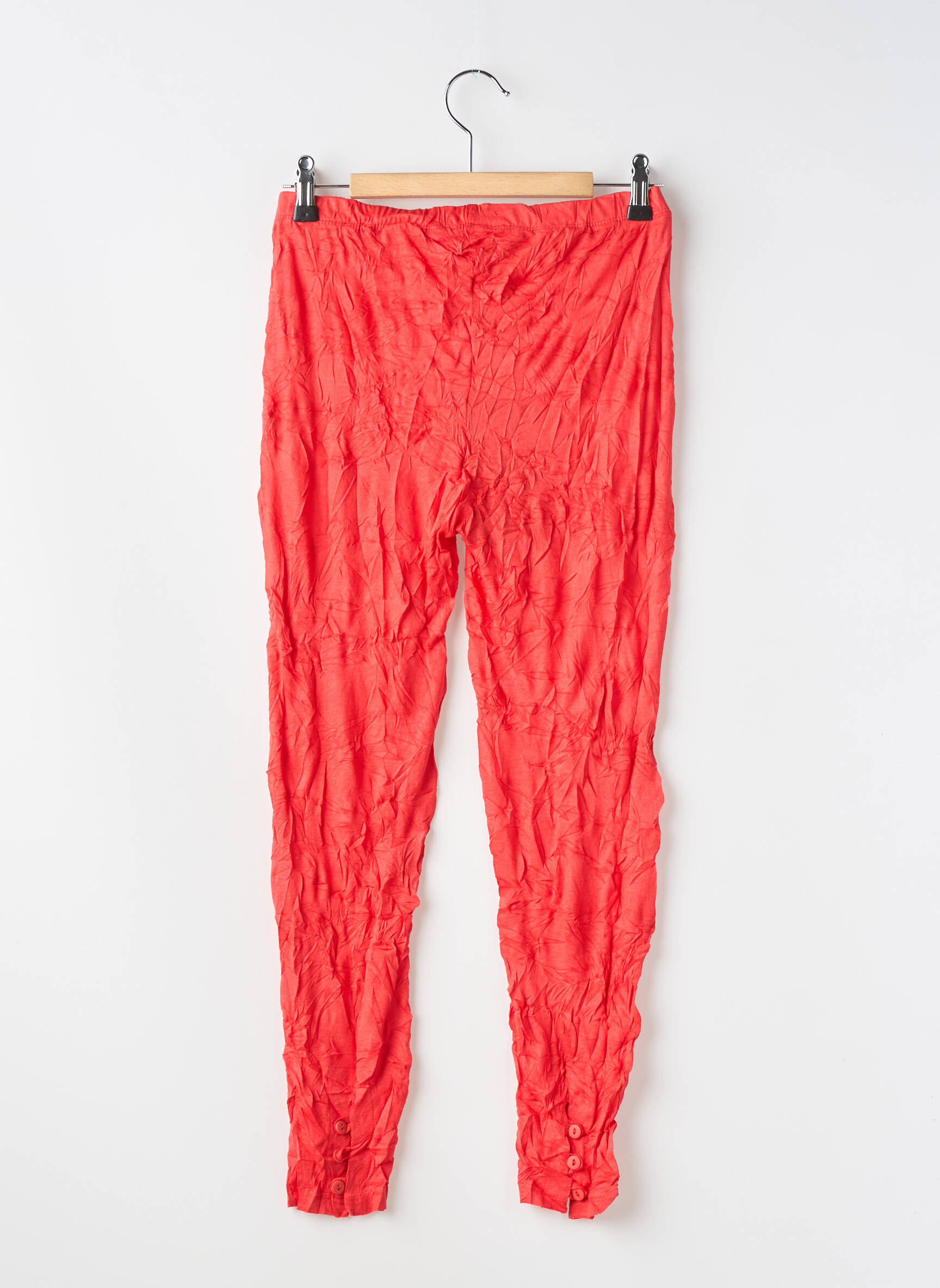 Legging taille normale taille normale rouge LAUREN VIDAL femme