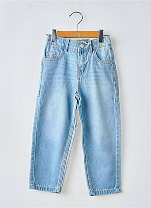 Jeans coupe large taille ajustable bleu ZY garçon