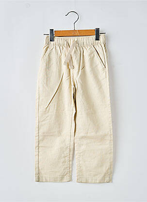 Pantalon droit coupe droite taille ajustable beige ZY garçon