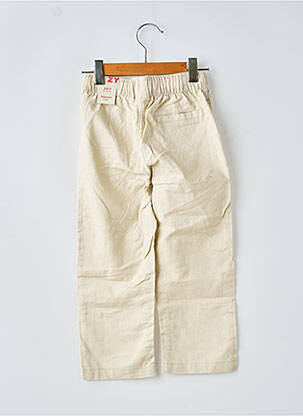 Pantalon droit coupe droite taille ajustable beige ZY garçon
