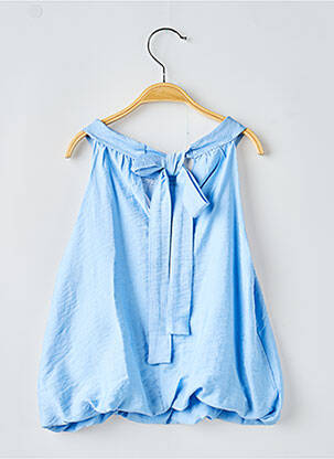 Top sans manche sans manche bleu MINI MIGNON fille