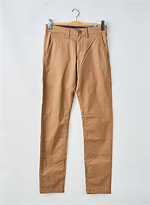Pantalon chino stretch taille normale marron TIFFOSI homme