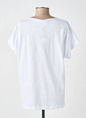 T-shirt coupe droite manches courtes blanc SOYACONCEPT femme