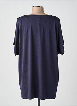 T-shirt coupe droite manches courtes bleu SOYACONCEPT femme
