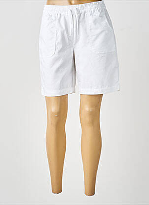 Bermuda taille élastique taille normale blanc SOYACONCEPT femme