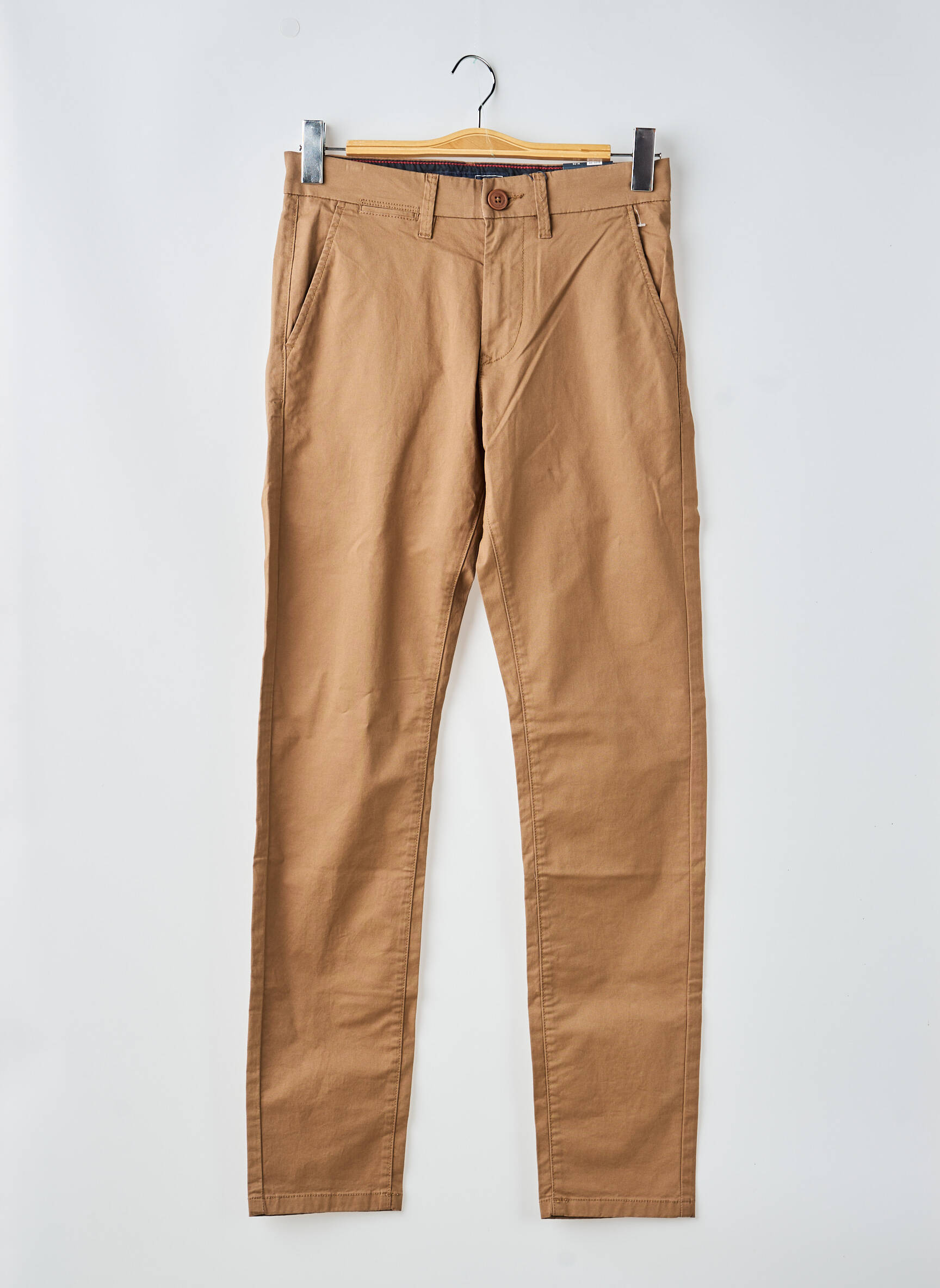 Pantalon chino stretch taille normale marron TIFFOSI homme