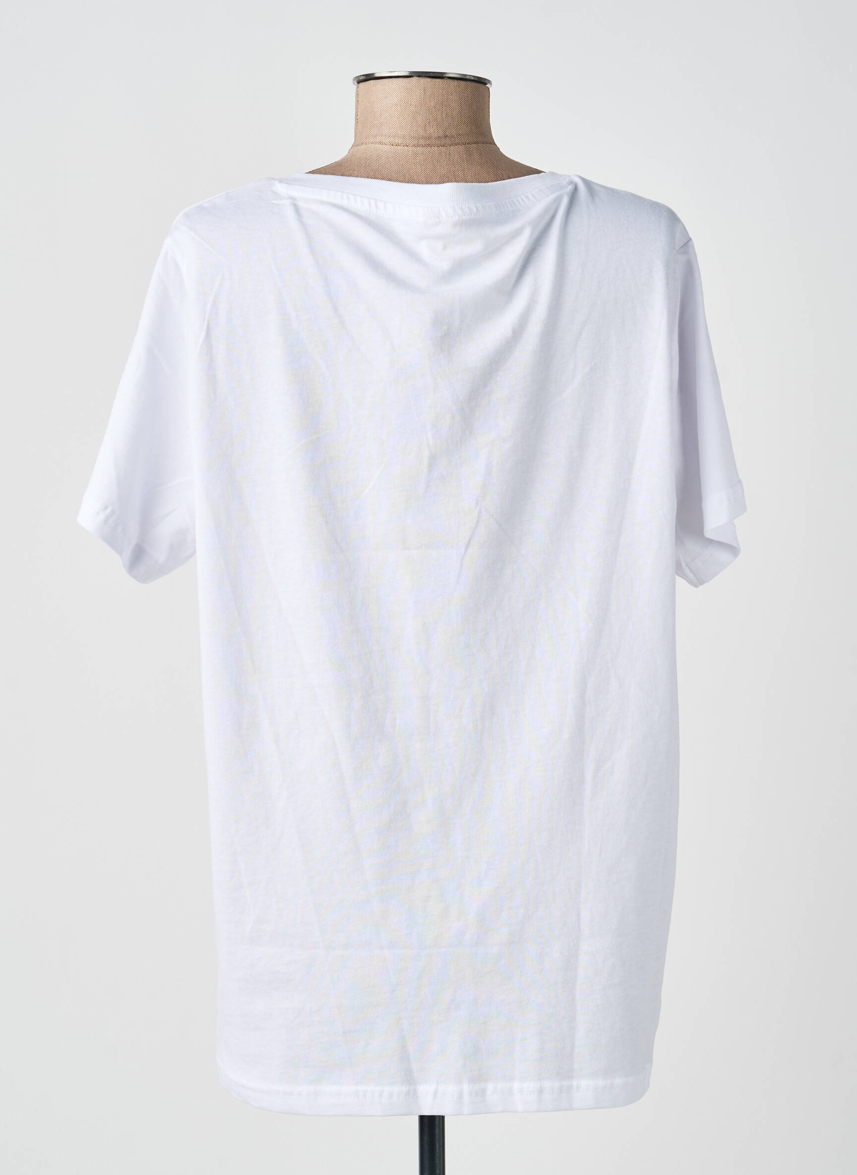 T-shirt coupe droite manches courtes blanc SOYACONCEPT femme