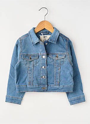 Veste casual fermeture boutonnée sur le devant bleu ZY fille