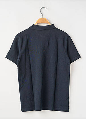 Polo coupe droite manches courtes bleu ZY garçon