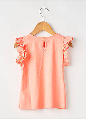 T-shirt stretch manches courtes orange ZY fille