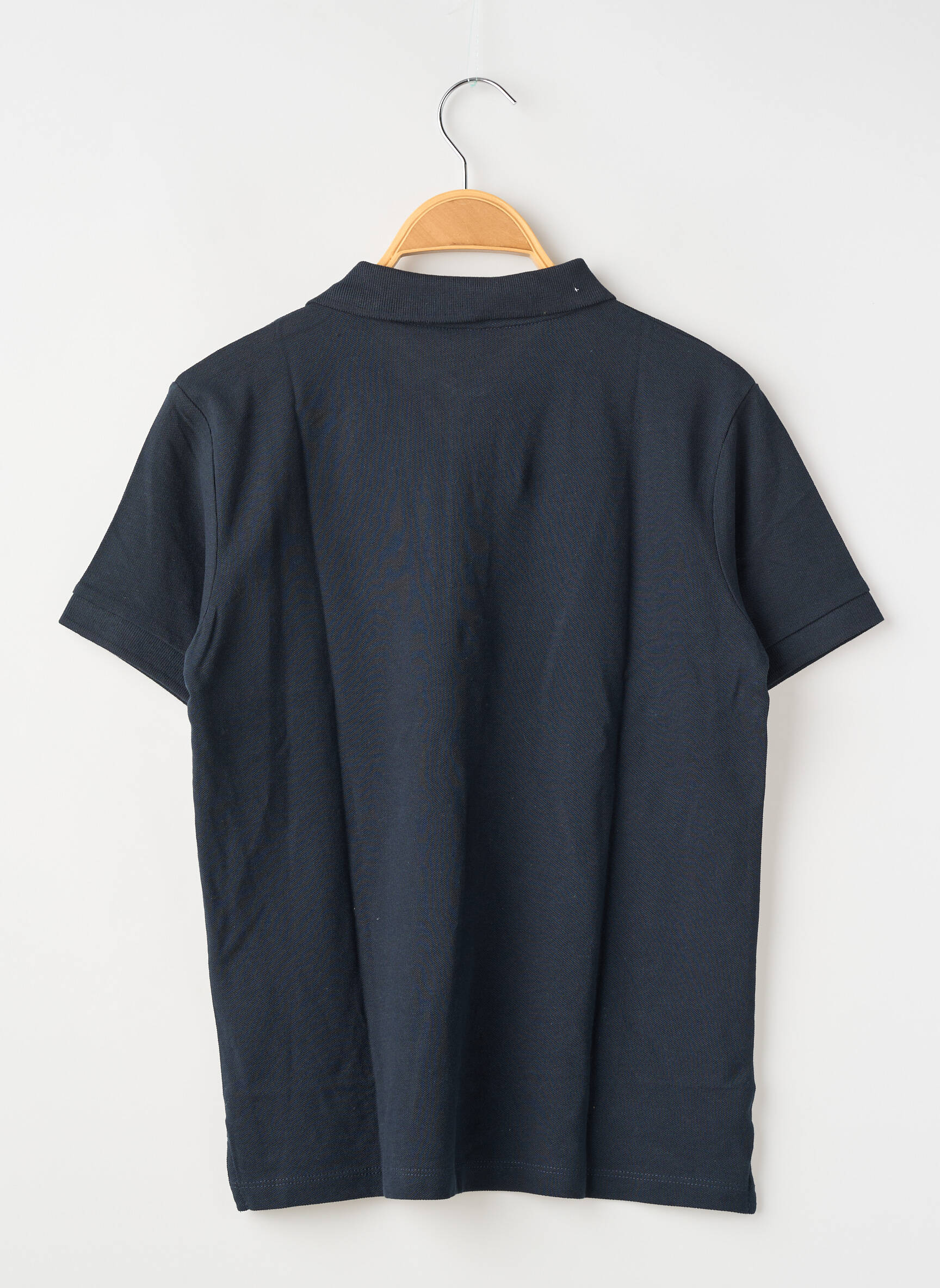 Polo coupe droite manches courtes bleu ZY garçon