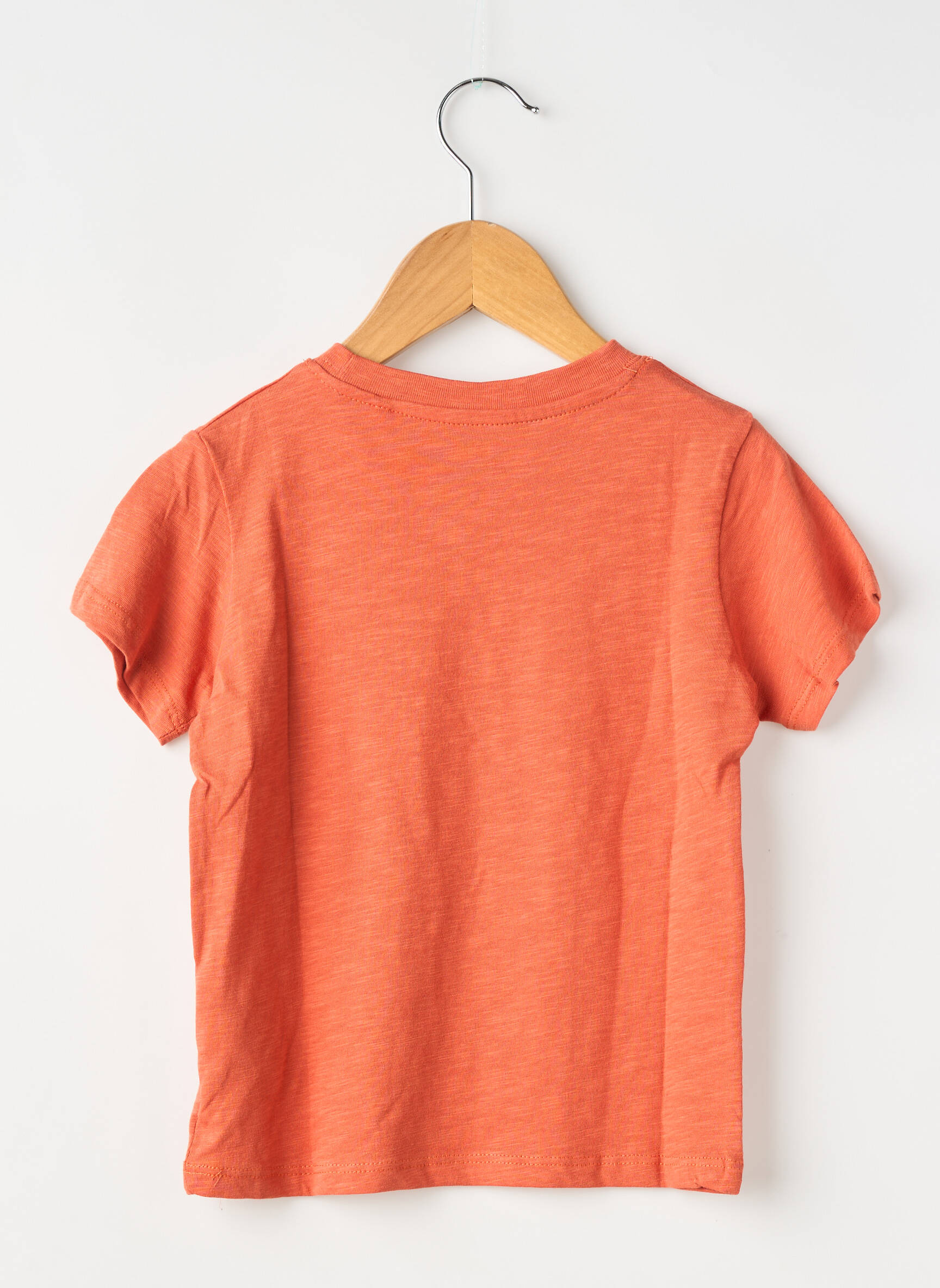 T-shirt coupe droite manches courtes orange ZY garçon