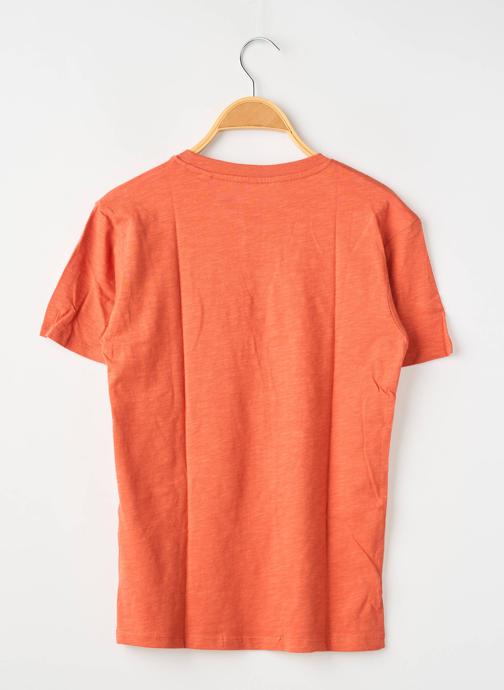 T-shirt coupe droite manches courtes orange ZY garçon