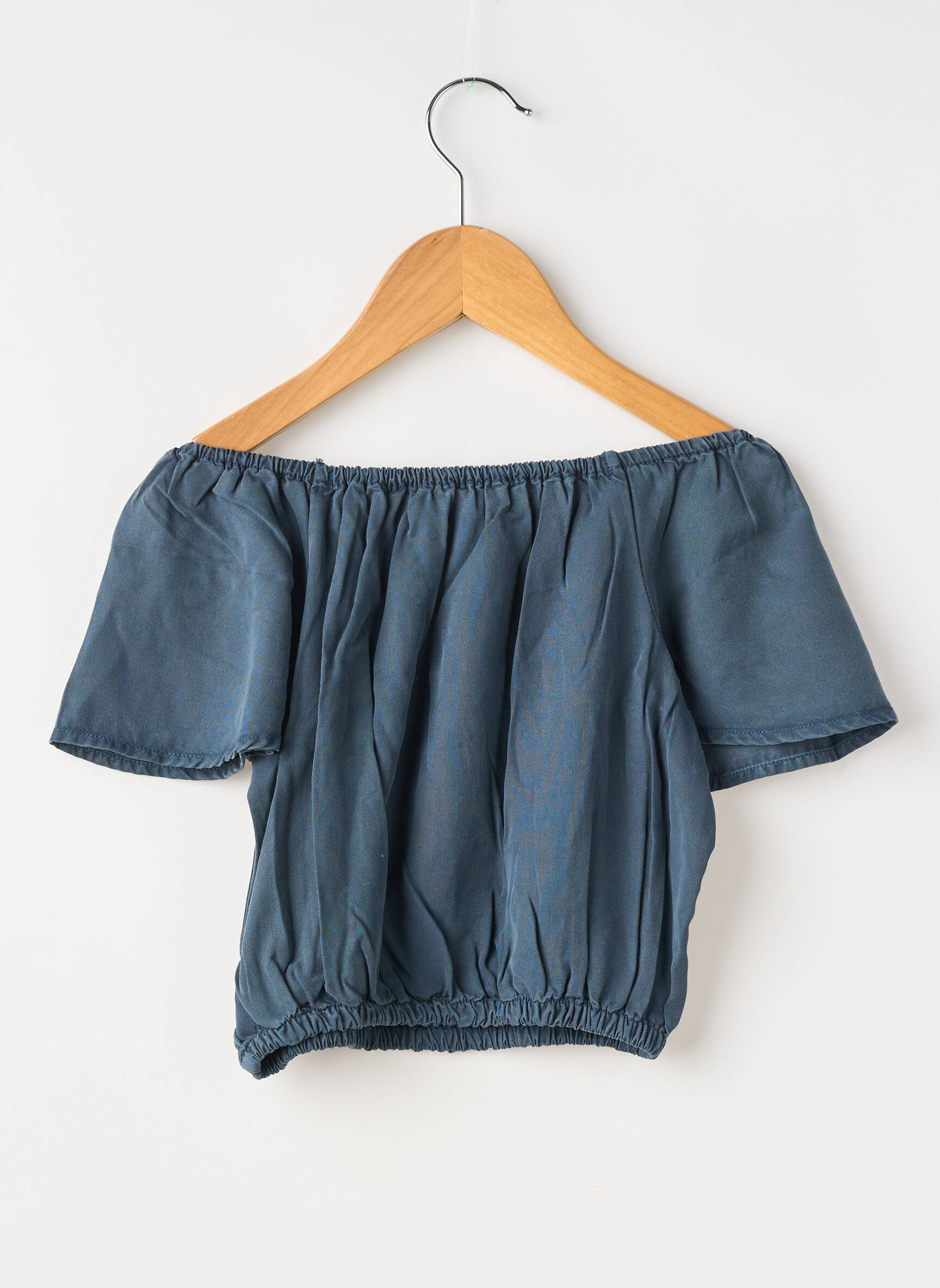 Top manches courtes manches courtes bleu ZY fille