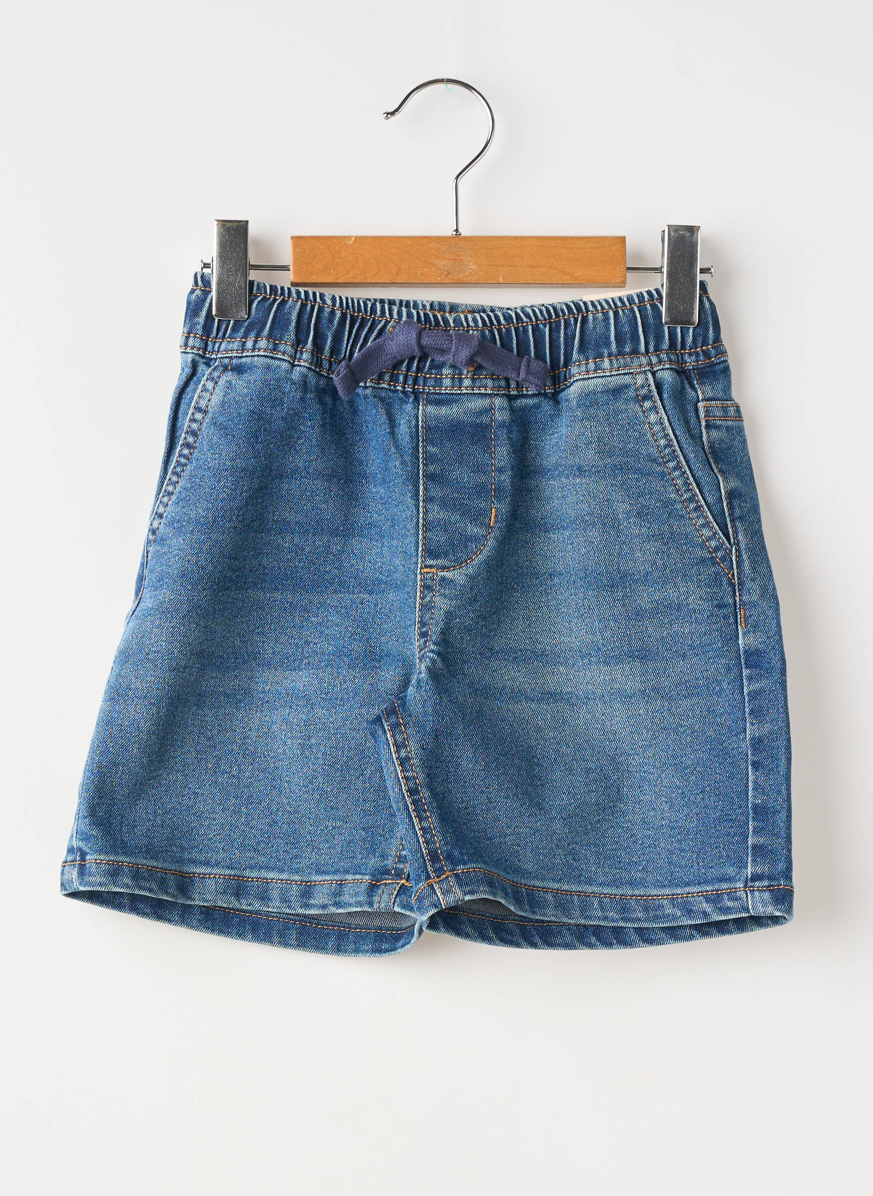 Short stretch taille ajustable bleu ZY garçon
