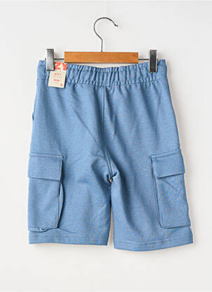 Bermuda taille élastique taille élastique bleu ZY garçon